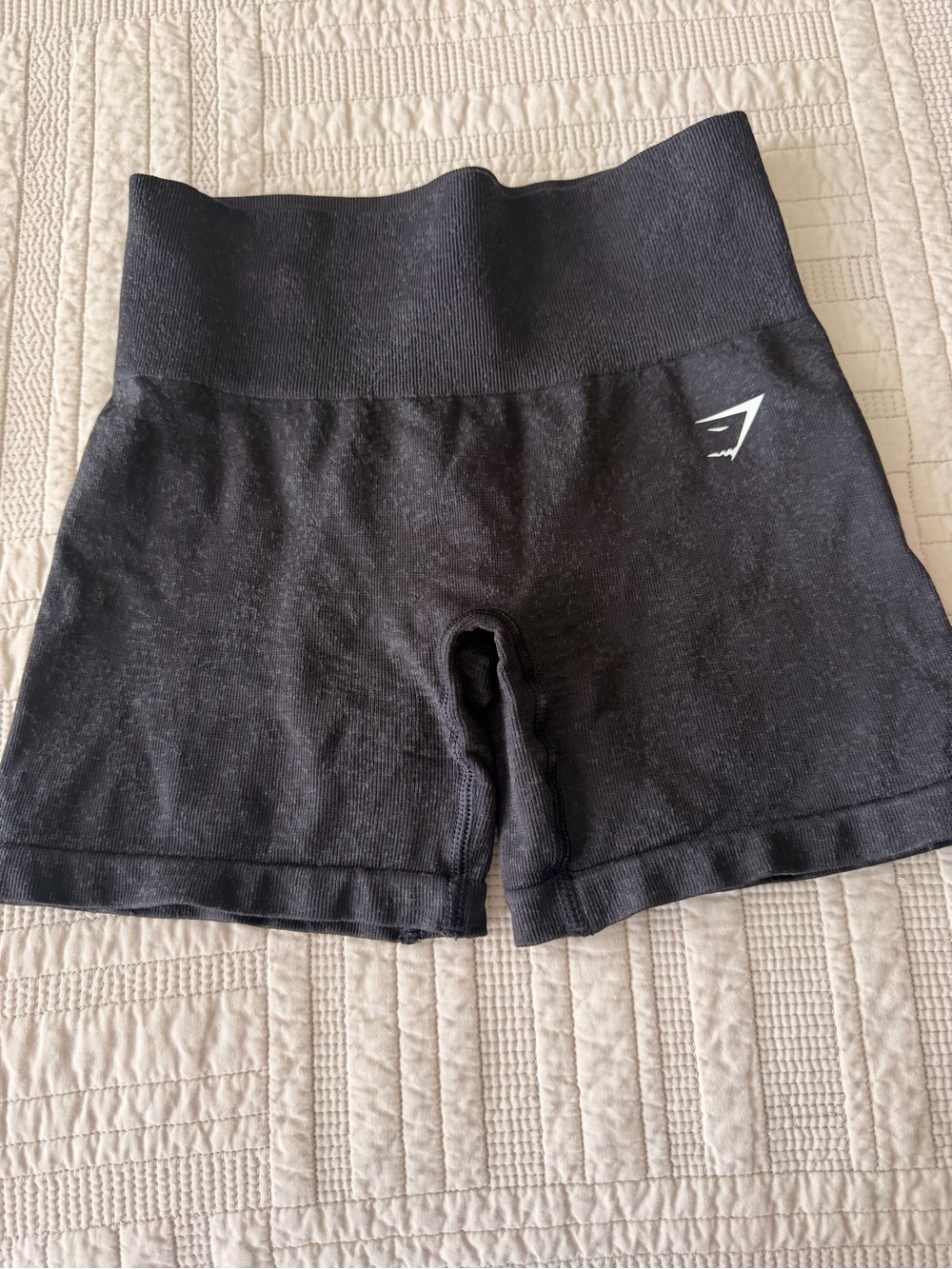 Gymshark Black Seamless High-Waist Bike Shorts